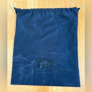 Angela Scott Black Drawstring Bag
